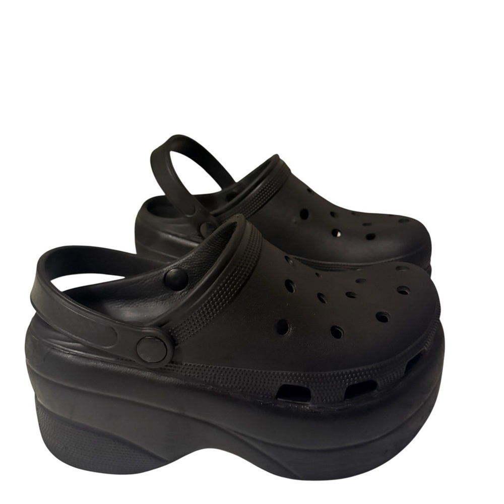 Black Platform Clogs Chic And Very Attractive - image 2
